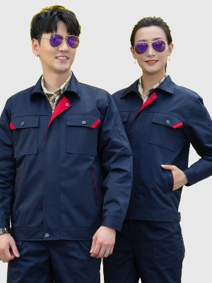 春秋工作服定制耐磨工廠工作服套裝定制純棉工作服定制